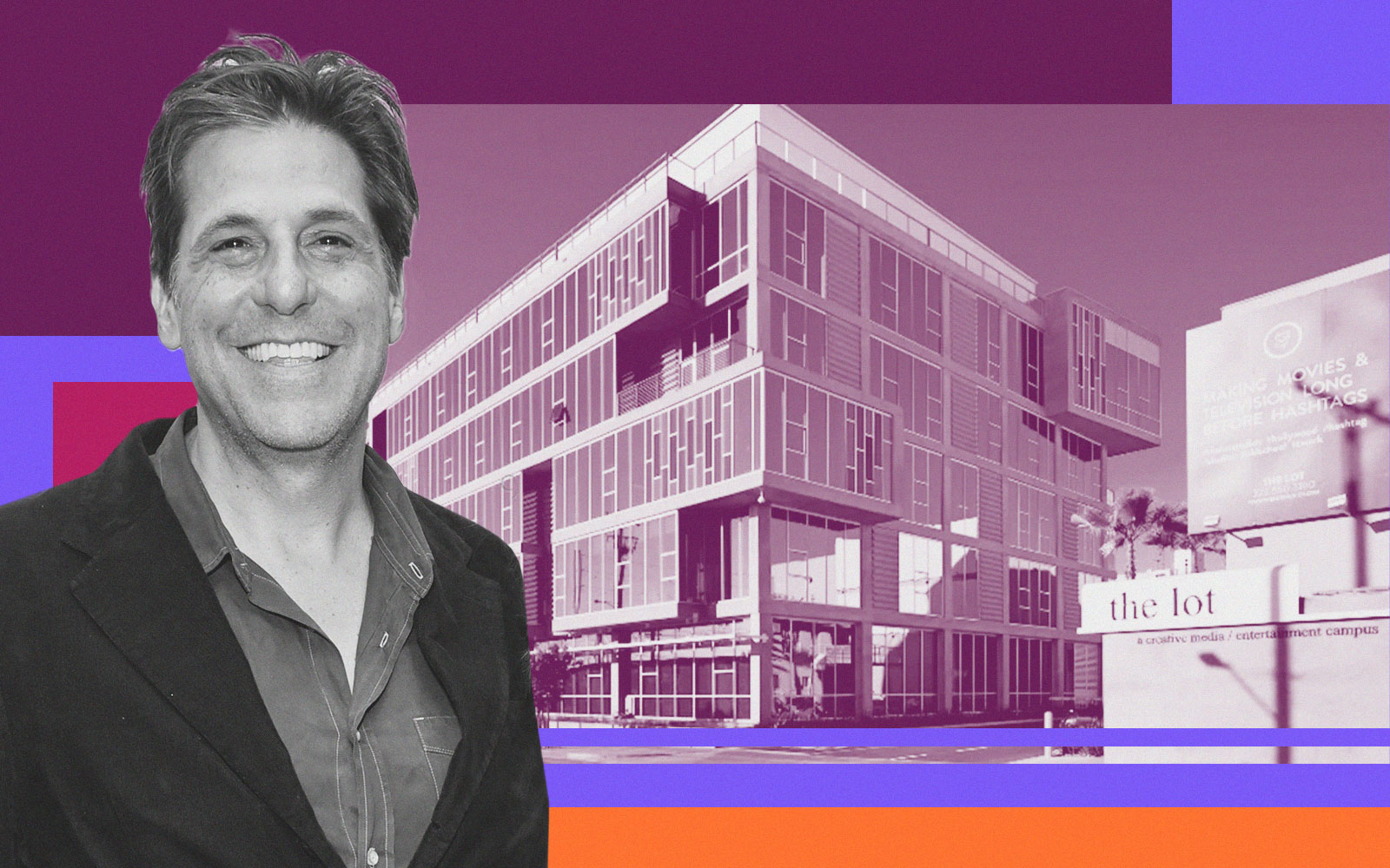 Miramax's Jonathan Glickman with 1041 North Formosa Avenue (Getty, CIM Group)