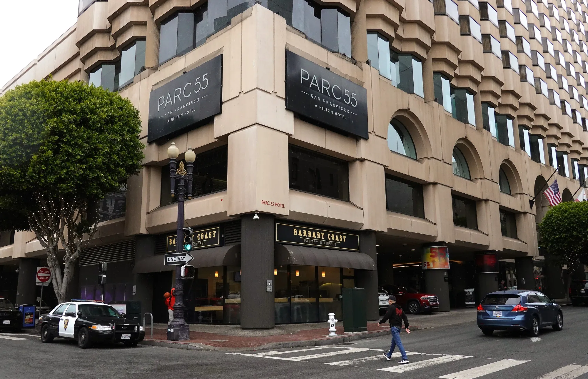 The Parc 55 by Hilton Hotel in San Francisco.Photographer: Justin Sullivan/Getty Images